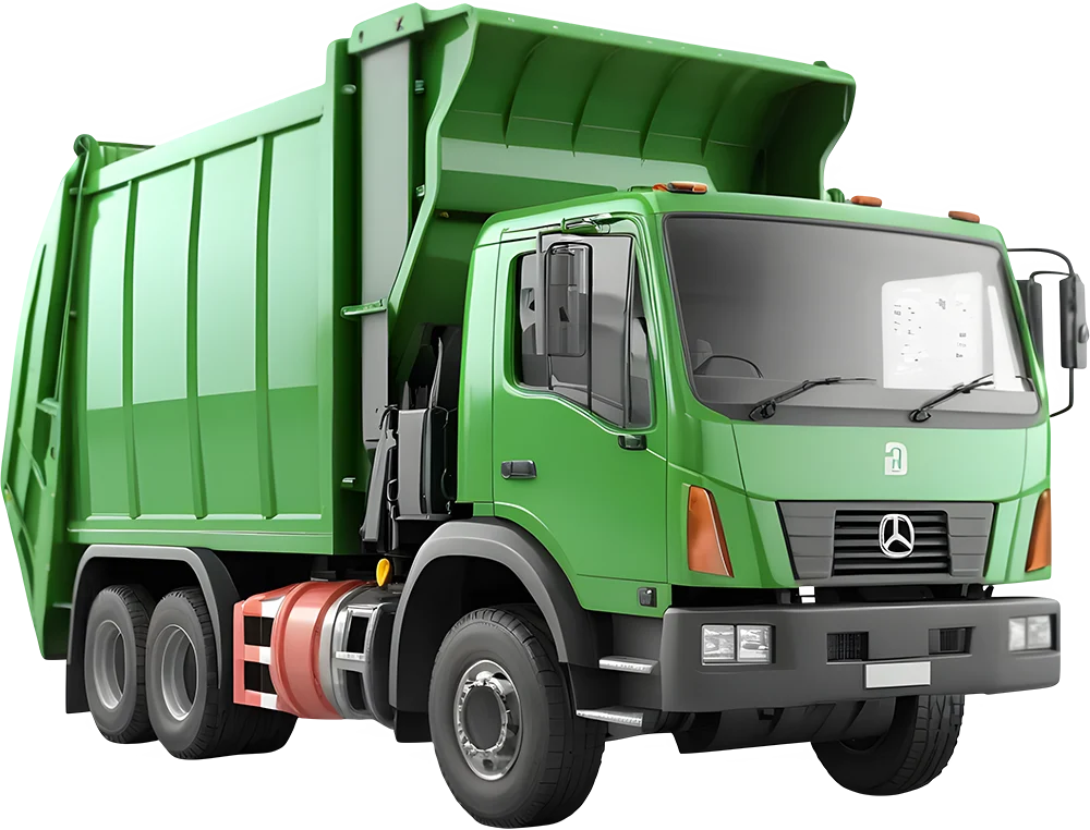 waste and disposal WordPress theme truck image Garbage collection truck for residential and commercial waste management
